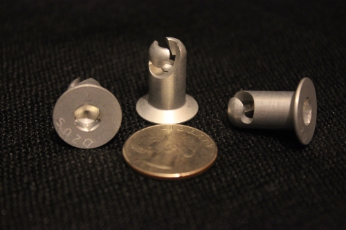 3/8 dia. Counter Sunk, Hex Driver AL